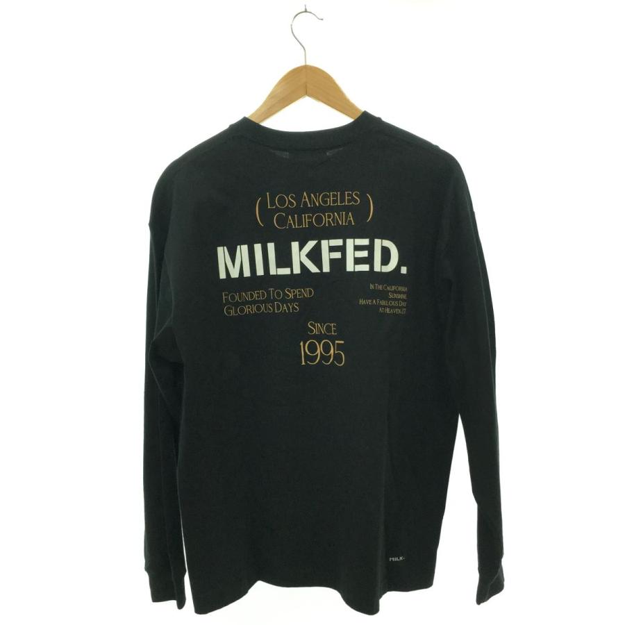 MILK FED.◆長袖Tシャツ/one/コットン/BLK/103223011019｜ssol-shopping｜02