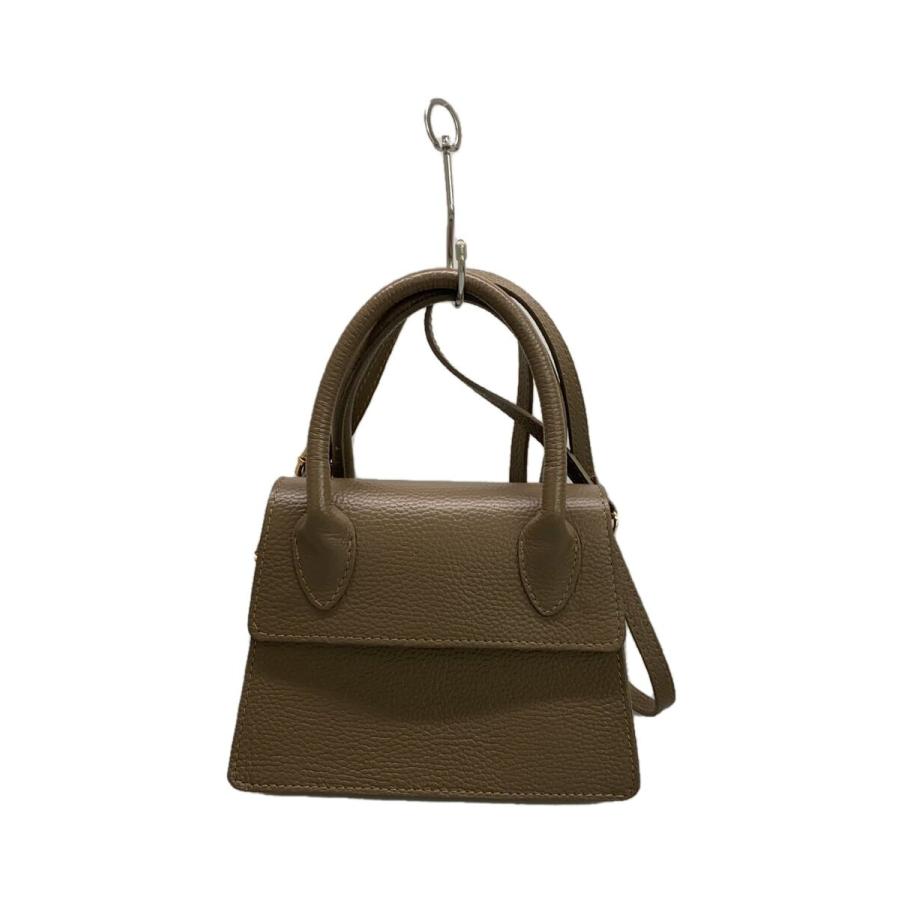 AULENTTI◇オウレンティ/ショルダーバッグ/レザー/BRW/無地