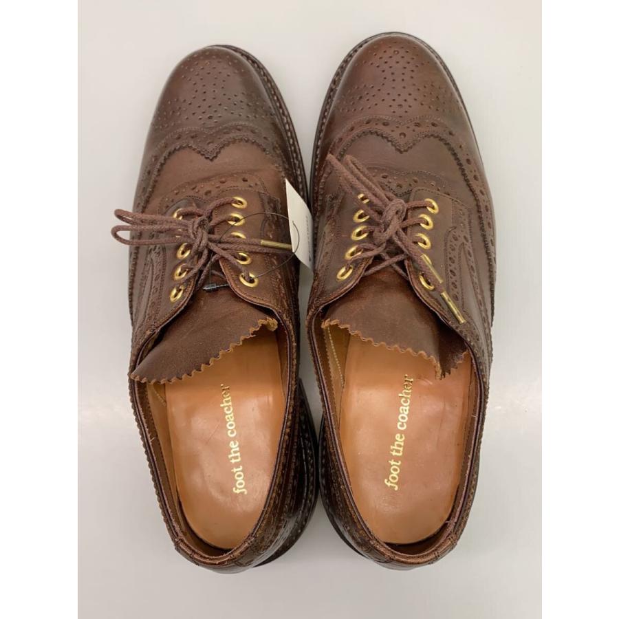 foot the coacher★ウイングチップ シューズ foot the coacher◇ウイングチップシューズ/サイズ3 1/2/BRW