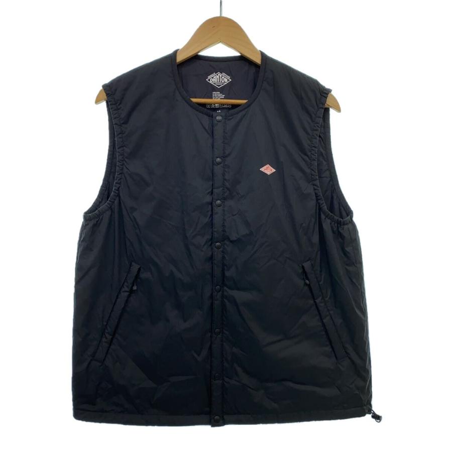 DANTON◇ベスト/42/ナイロン/BLK/無地/JD-8886 SBT : セカンド DANTON◇ベスト/42/ナイロン/BLK/無地/JD-8886 SBT : セカンド