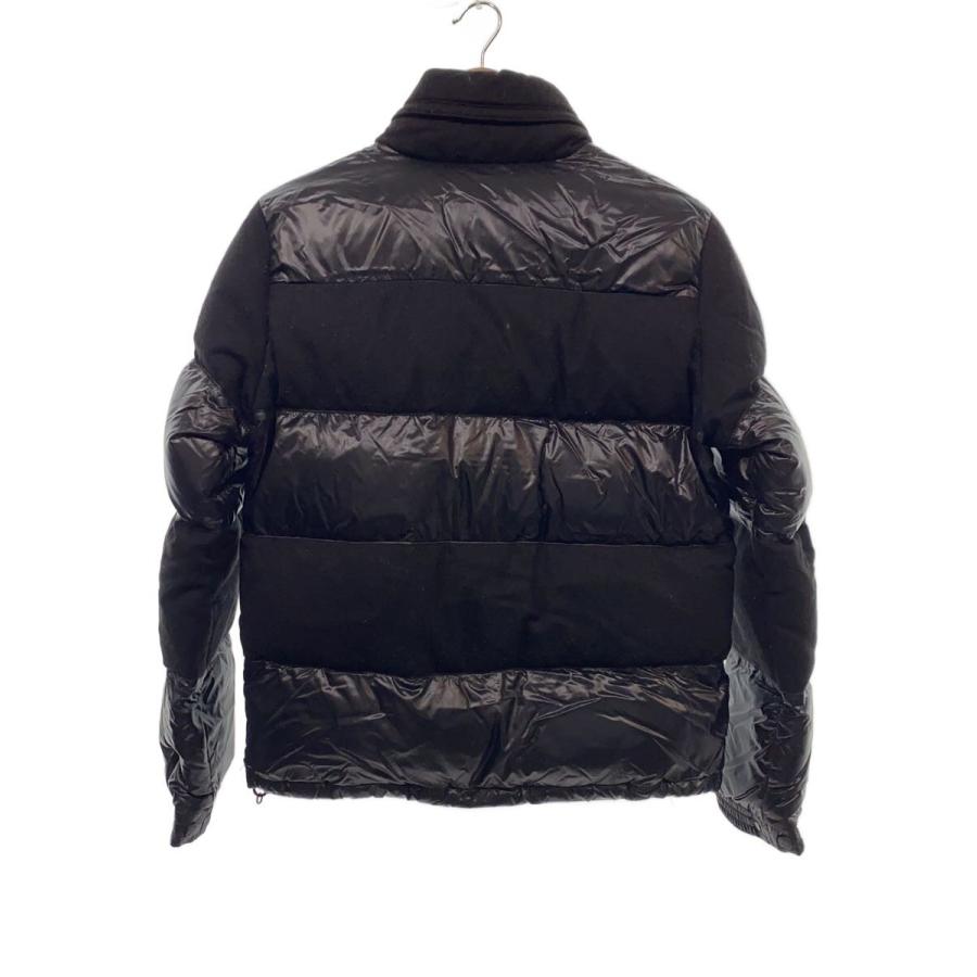 MONCLER◇BEAMS別注/ダウンジャケット/O/ナイロン/BLK/無地 : セカンド