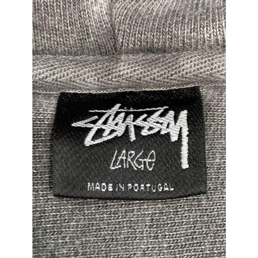 STUSSY / ジップパーカー/L/コットン/GRY/1975022 STUSSY◇ジップパーカー/L/コットン/GRY/1975022 ステューシー ジップ
