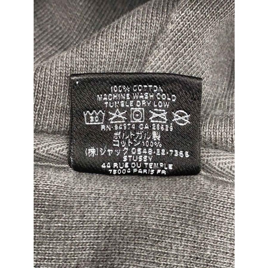 STUSSY◇ジップパーカー/L/コットン/GRY/1975022 ステューシー ジップ
