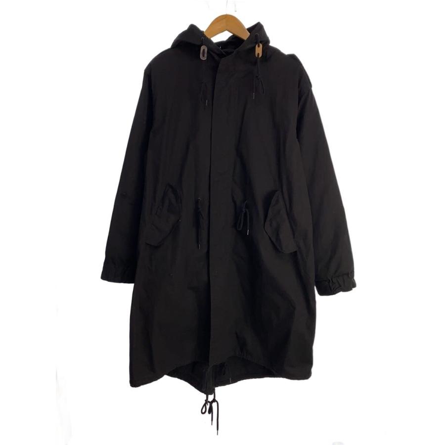 HOUSTON◇モッズコート/XS/コットン/BLK/5409M : セカンドストリート