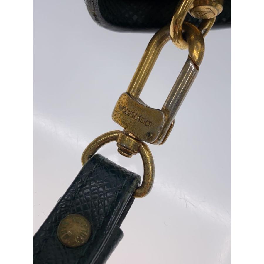 メンズファッション LOUIS VUITTON◇セカンドバッグ/レザー/GRN