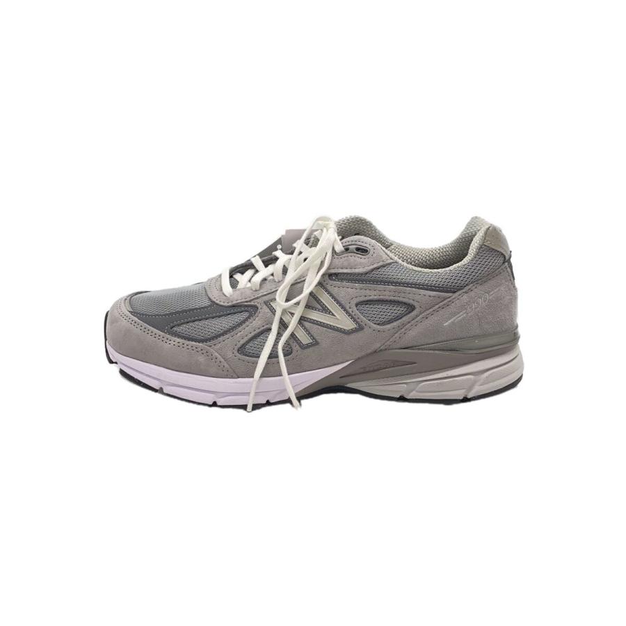 NEW BALANCE◇990v4 Grey Silver/ローカットスニーカー/28.5cm/GRY 