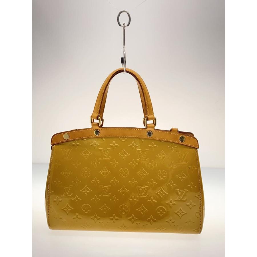 LOUIS VUITTON◇ブレアMM_モノグラム・ヴェルニ/エナメル/WHT