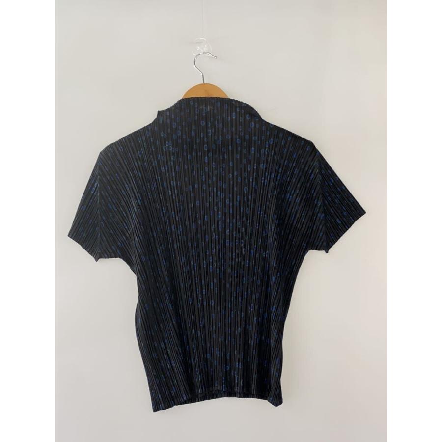 PLEATS PLEASE ISSEY MIYAKE◇半袖カットソー/3/ポリエステル/BLK