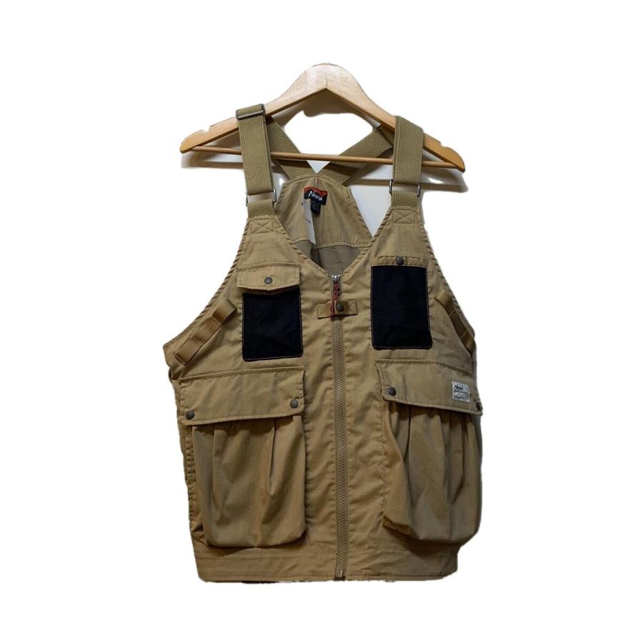 NANGA◇TAKIBI RIPSTOP FIELD VEST/タキビフィールドベスト/M/ポリ/NAG