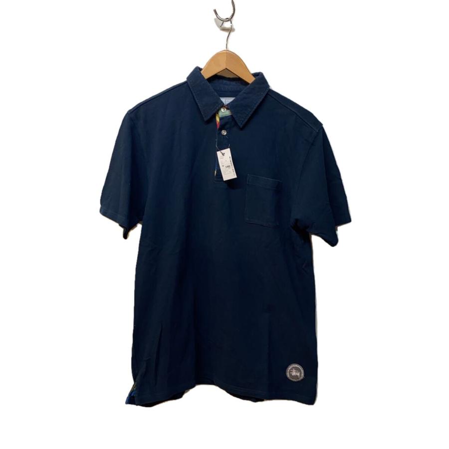 90’OLD STUSSYオールドステューシー半袖ポロシャツ　M STUSSY◇00s/OLD STUSSY/ポロシャツ/XL/コットン/NVY : セカンド