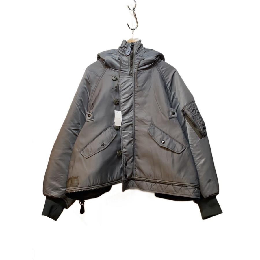 美品　ビューティフルピープル×アルファダブルエンド フライトジャケット L 正規取扱店】beautiful people Alpha double-end nylon flight jacket