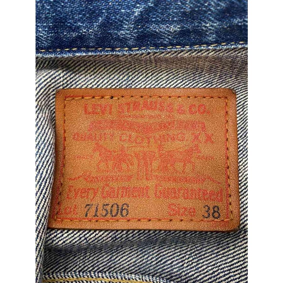 Levi's◇90s/93年製/TYPE 1st/日本製復刻/J02/Gジャン/38/コットン