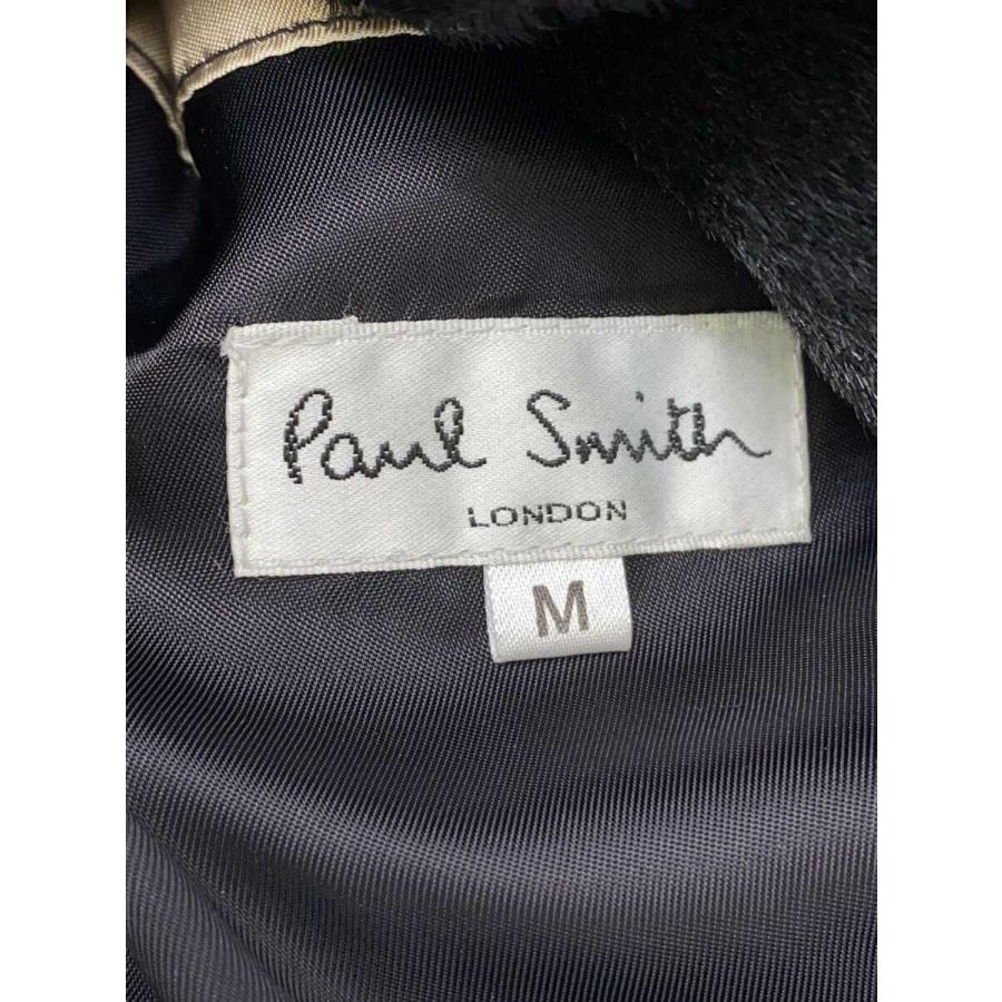 Paul Smith◇ハラコ2Bテーラードジャケット/オールレザー/M/牛革/BLK 