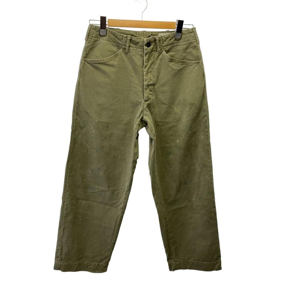 BOWWOW◇USN N-3 TWILL TROUSERS/N-3トラウザー/M/コットンツイル/KHK