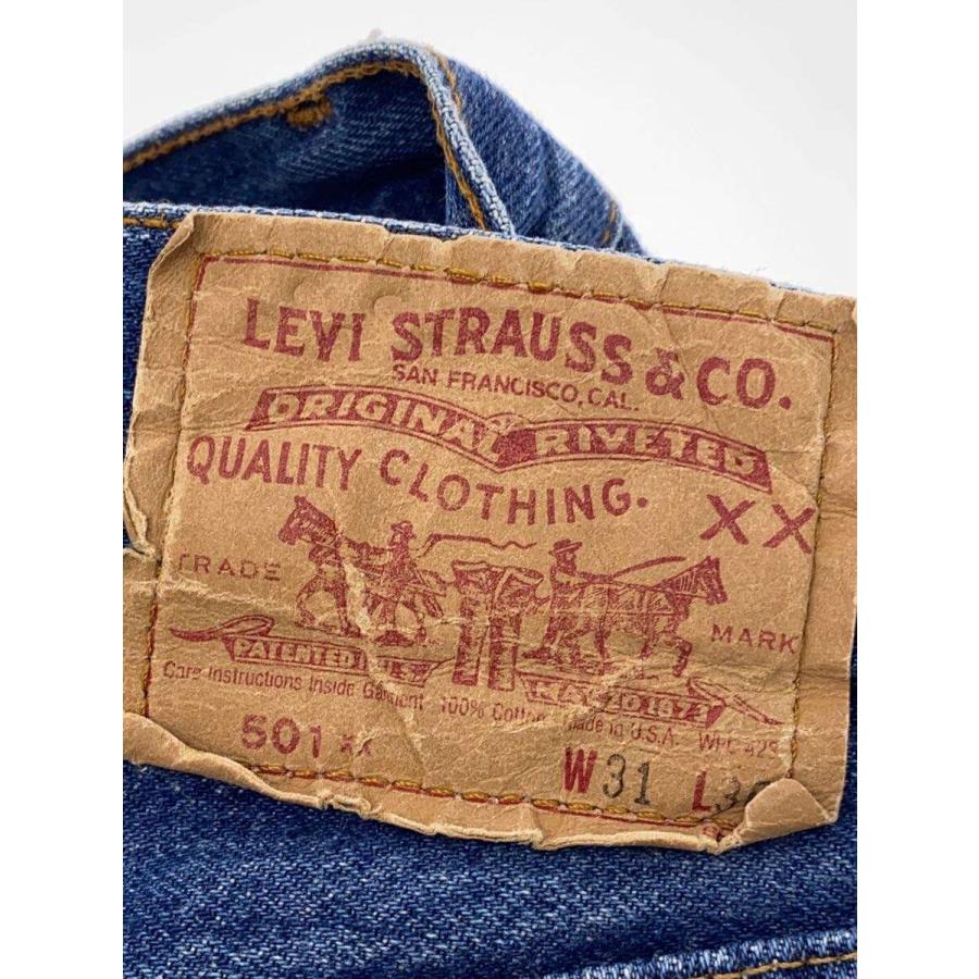 Levi's◇80s/89年製/501XX/内股シングル/脇割/ボタン裏555/バレンシア