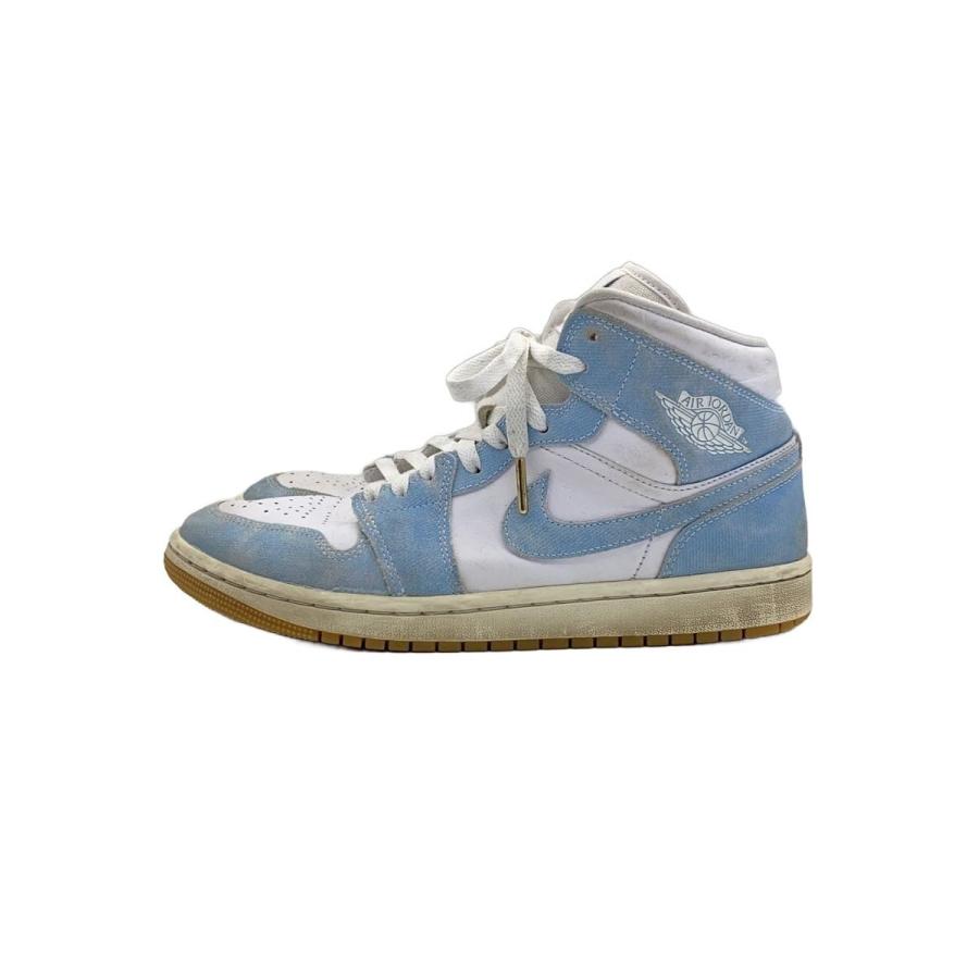 NIKE◇AIR JORDAN 1 MID SE_エアジョーダン1 SE/DENIM/27cm