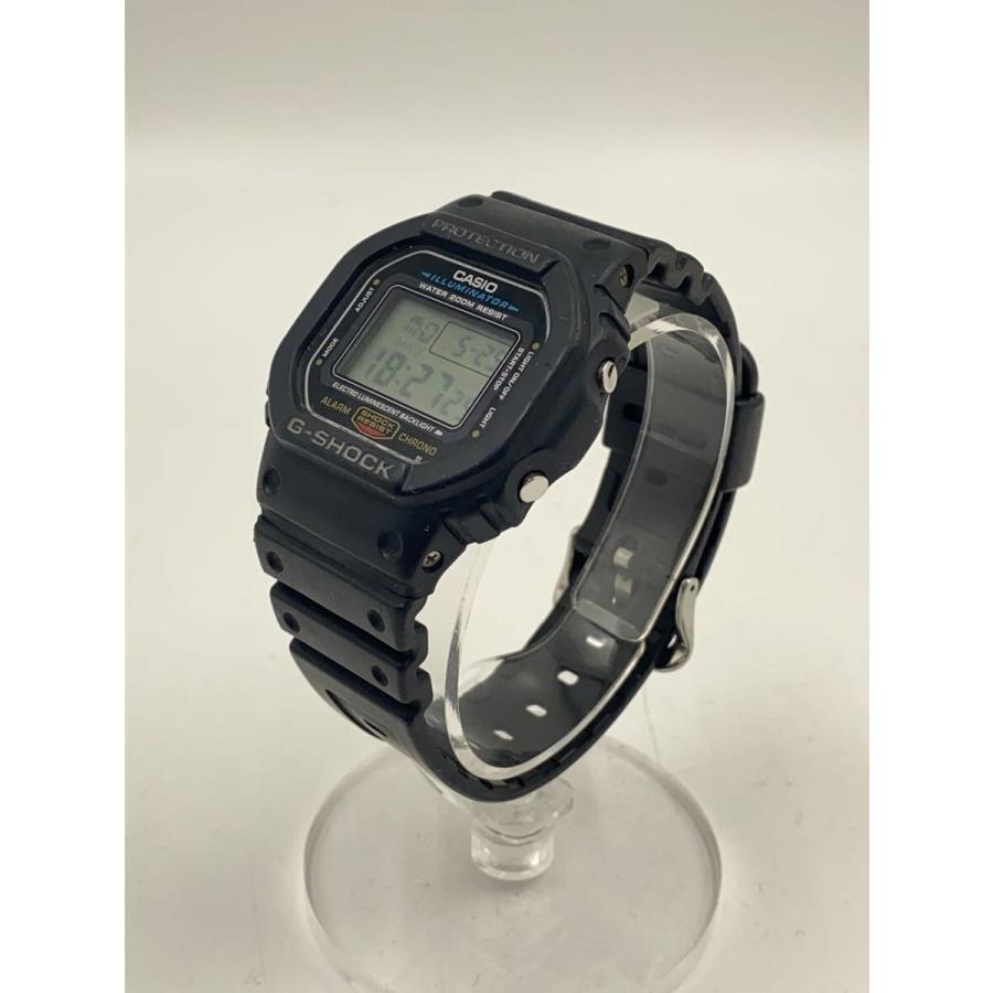 CASIO◇クォーツ腕時計・G-SHOCK/デジタル/BLK/BLK/DW-5600E-1