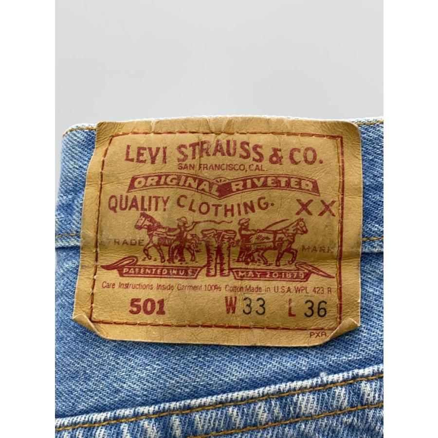Levi's◇90s/91年製/501/MADE IN USA/ボタン裏552/ボトム/33/コットン