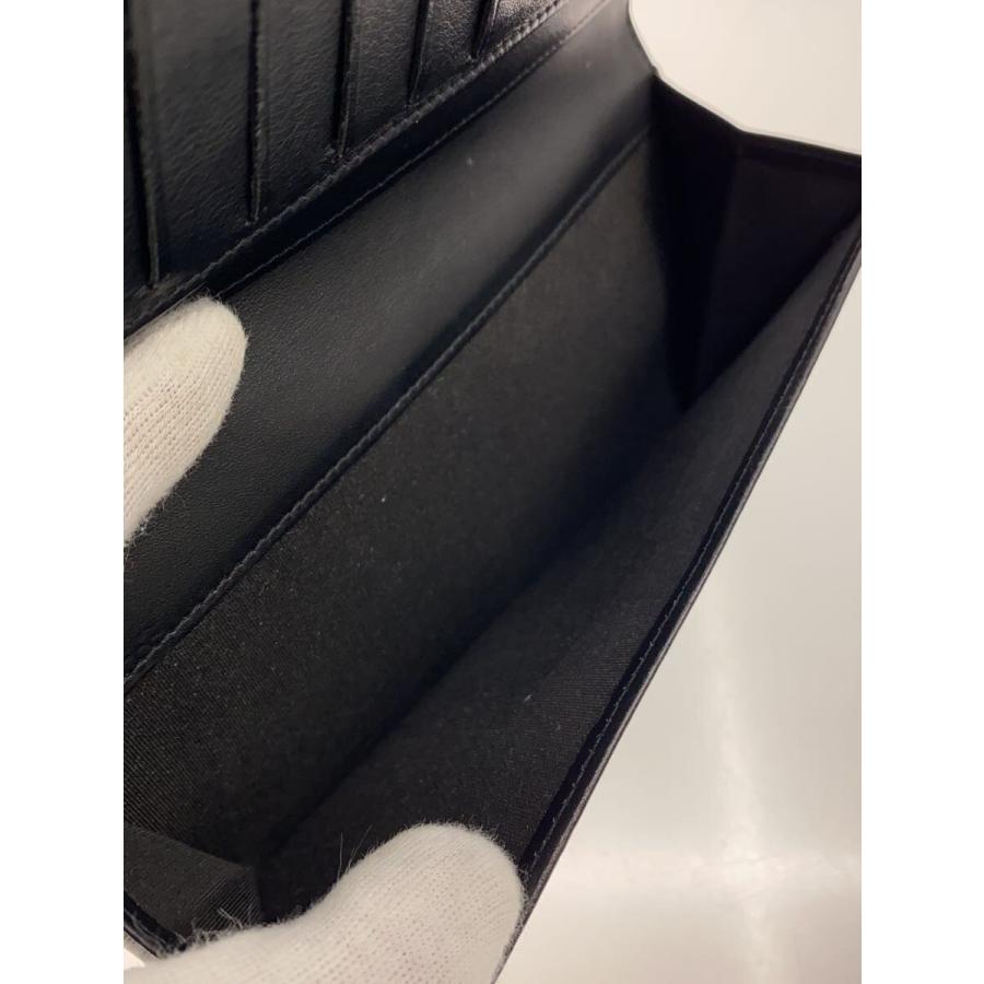 CHANEL◇キャビアスキン/タイムレスCC/長財布/レザー/BLK/レディース