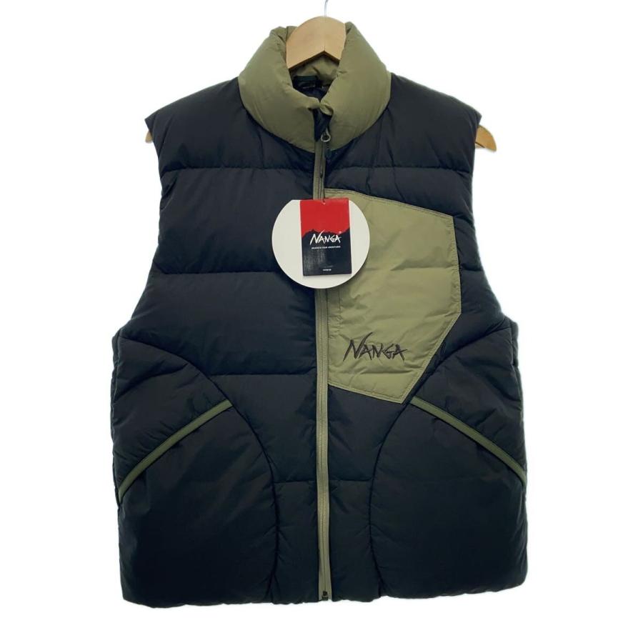 NANGA◇24-25/マゼノリッジダウンベスト/M/ナイロン/BLK/ND2441-1N403