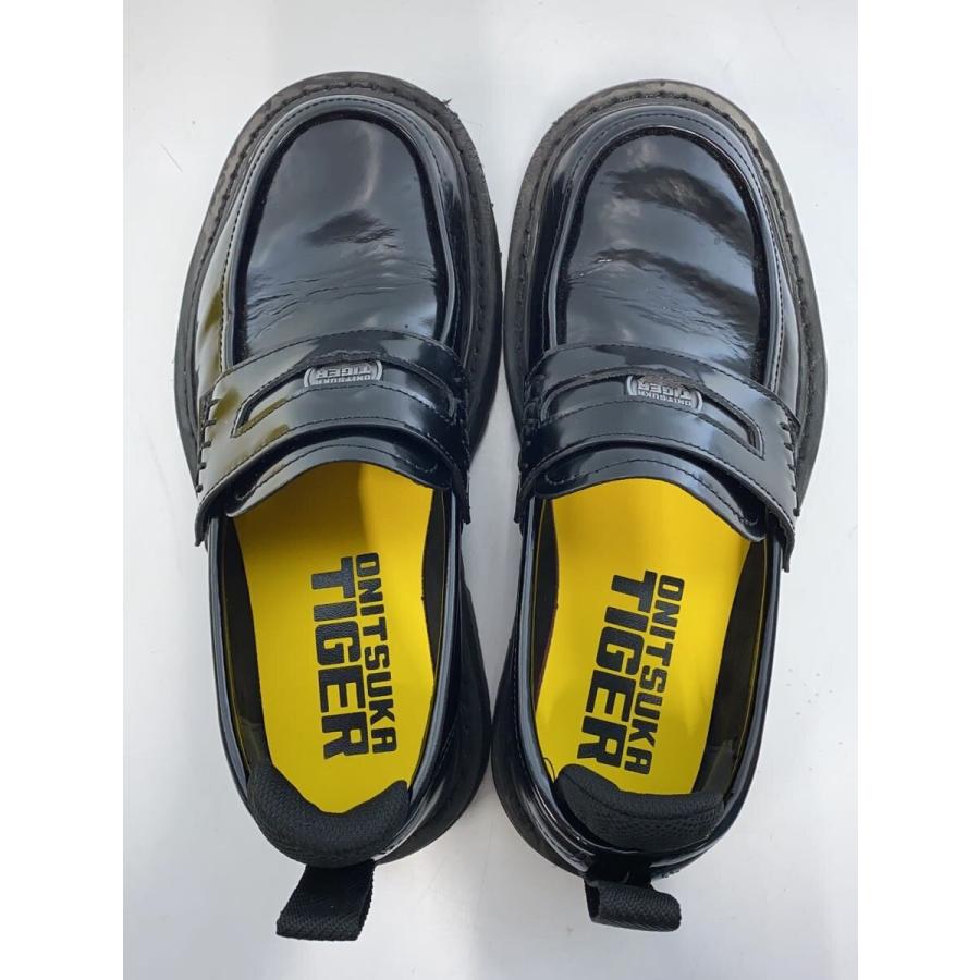 Onitsuka Tiger◇TIGER LOAFER/25cm/BLK/F130325/履きジワ有