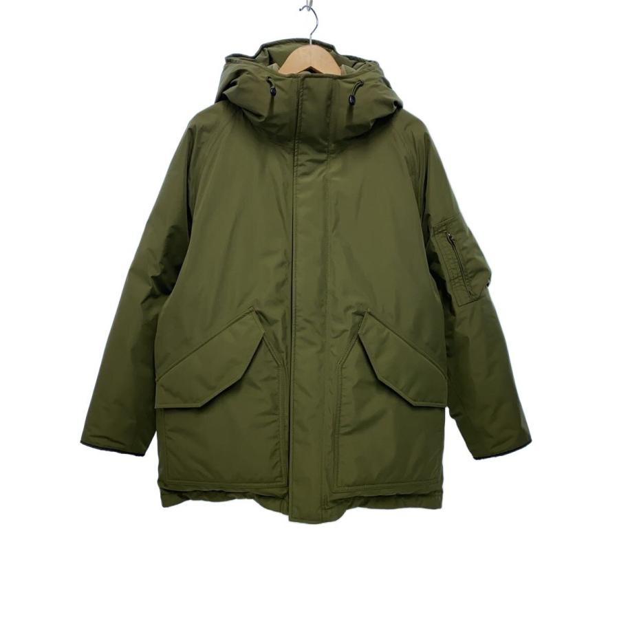 nanamica◇GORE-TEX Down Coat/ダウンジャケット/M/ポリエステル/KHK