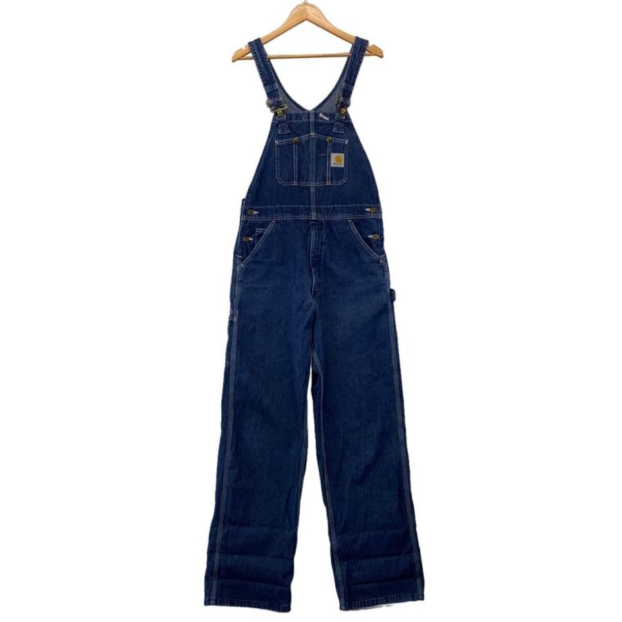 Carhartt◇オーバーオール/32/デニム/IDG/R07 DST// : セカンド