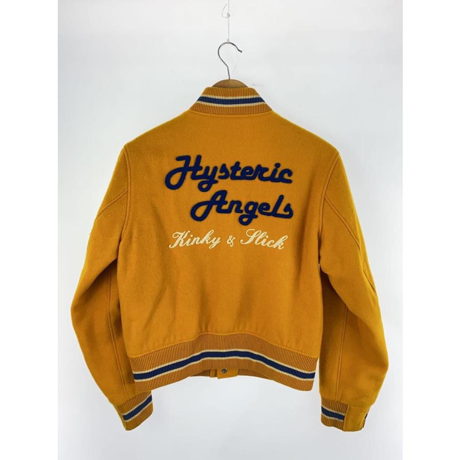 HYSTERIC GLAMOUR◇スタジャン/FREE/アンゴラ/YLW/2AB-2930 HYSTERIC GLAMOUR◇スタジャン/FREE/アンゴラ/YLW/2AB-2930