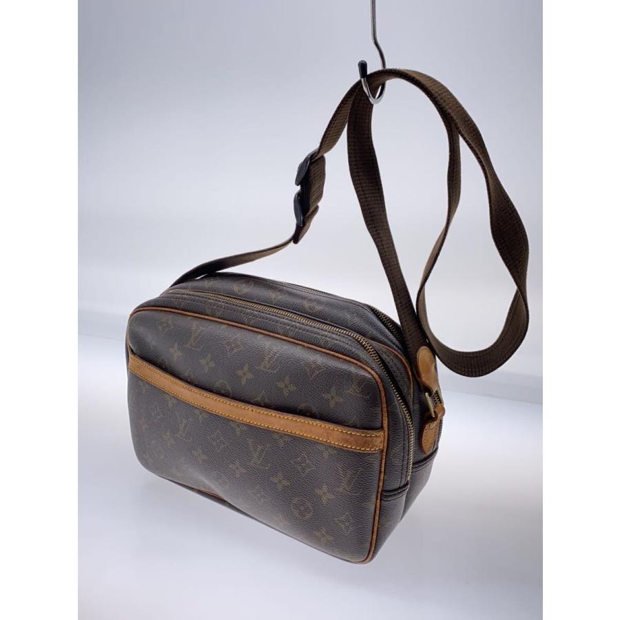 LOUIS VUITTON◇リポーターPM_モノグラム・キャンバス_BRW/PVC/BRW