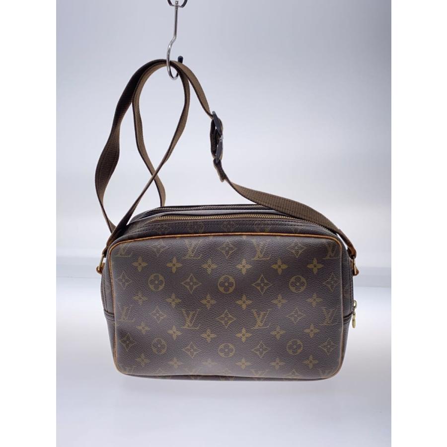 Louis Vuitton モノグラム リポーターpm LOUIS VUITTON◇リポーターPM_モノグラム・キャンバス_BRW/PVC/BRW
