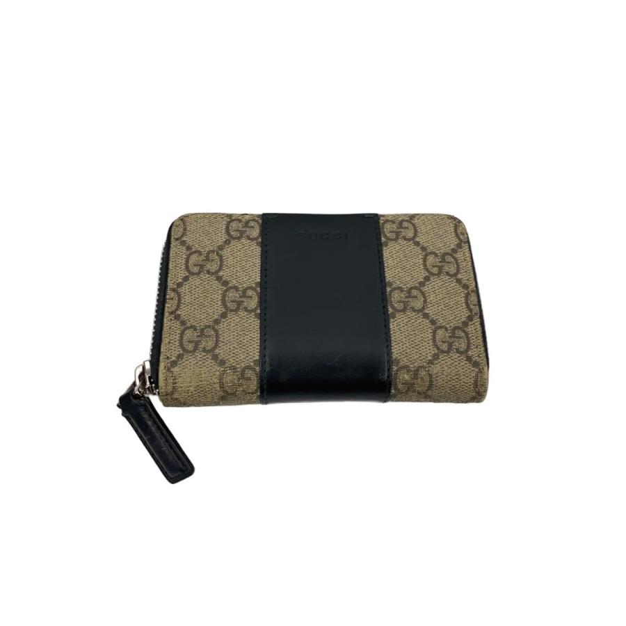 GUCCI◇コインケース_GGスプリーム/--/BEG/総柄/メンズ : セカンド
