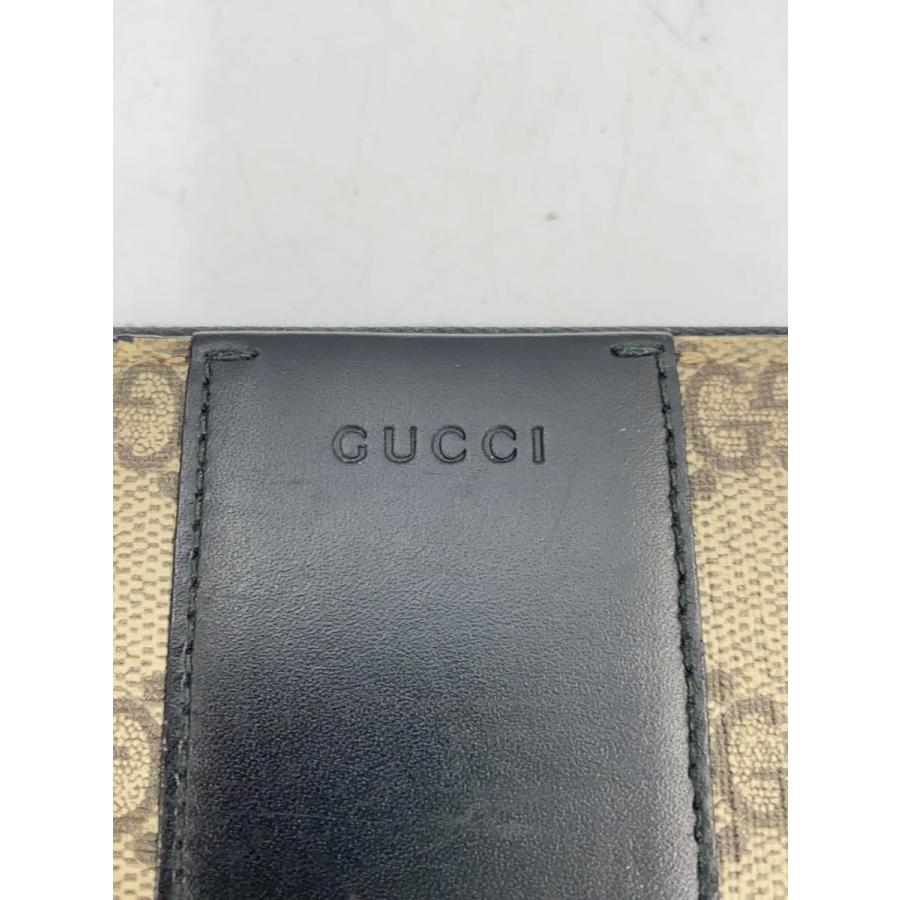 GUCCI◇コインケース_GGスプリーム/--/BEG/総柄/メンズ : セカンド