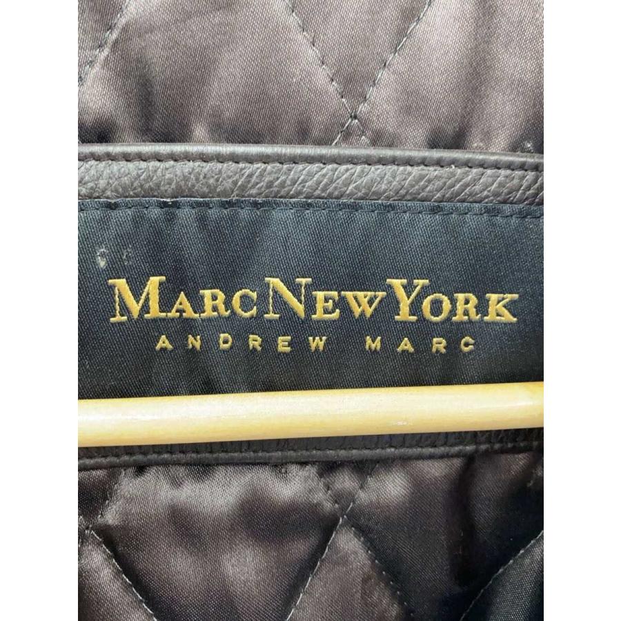 ANDREW MARC◇オールレザーカーコート/--/レザー/BRW : セカンド