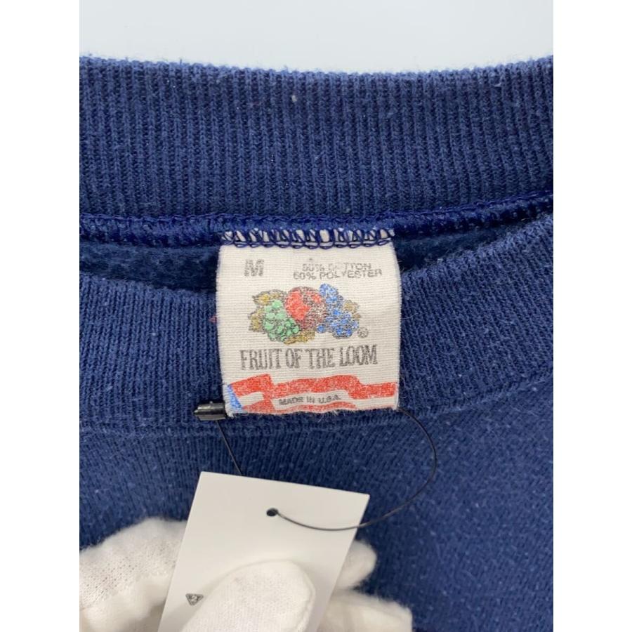 FRUIT OF THE LOOM◇スウェット/M/コットン/NVY/MAINE/USA製/80s 古着 