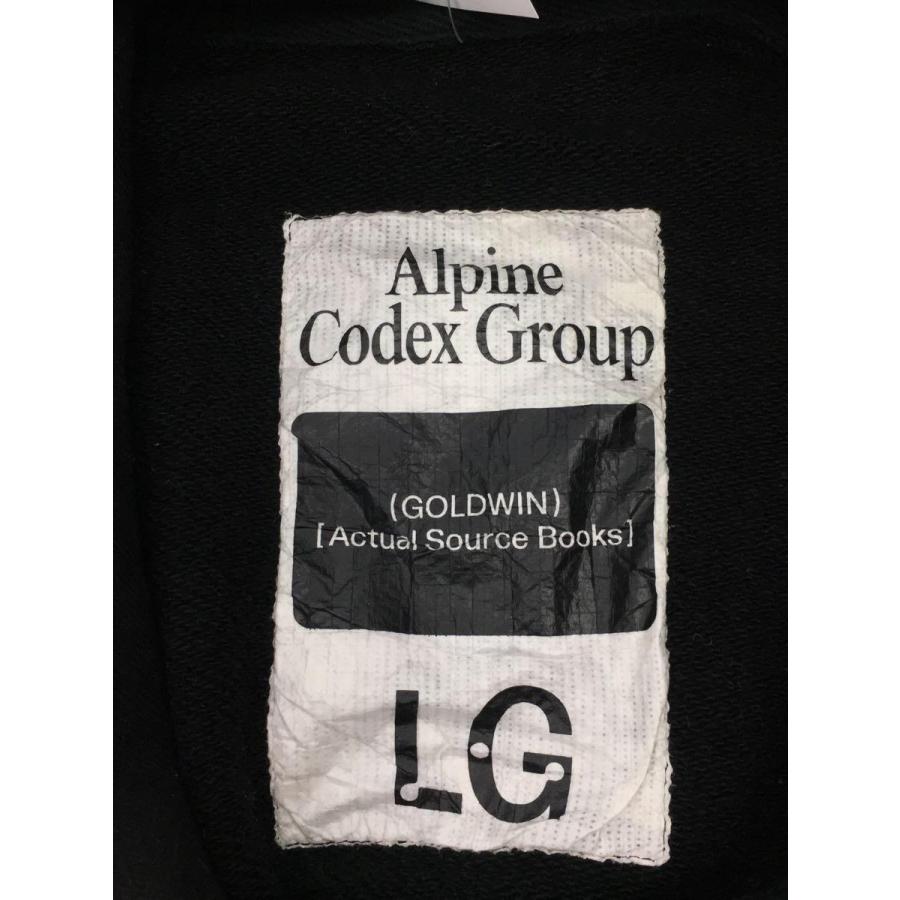 GOLDWIN◇Alpine Codex Group/パーカー/L/コットン/BLK/GLAS