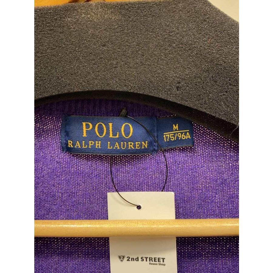 POLO RALPH LAUREN◆Vネック/メリノウール/セーター(薄手)/M/ウール/PUP｜ssol-shopping｜03