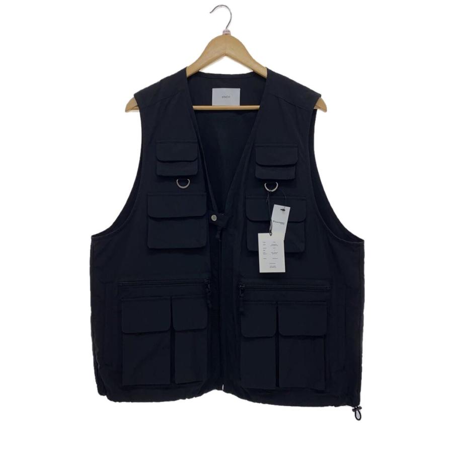 stein◇WINDBREAKER MULTI POCKET VEST/ナイロンベスト/S