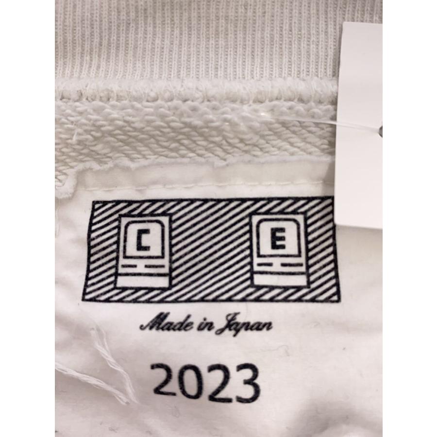 C.E(CAV EMPT)◇WASHED CREW NECK/スウェット/M/コットン/WHT/プリント 