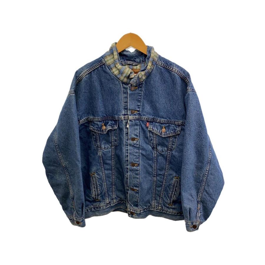 Levi's◇90s/70699-0289/ネルライナー デニムジャケット/XL