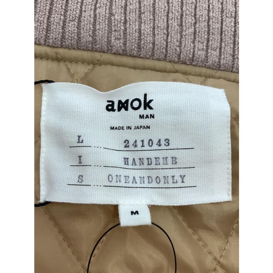 amok◇HAND EMBROIDERY SOUVENIR JACKET/スカジャン/M/コットン/ピンク