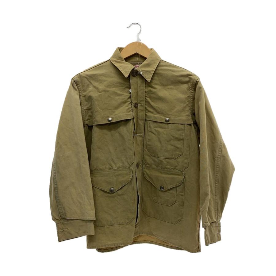 FILSON◇60s/円形タグ/ジャケット/コットンキャンバス/KHK/無地 