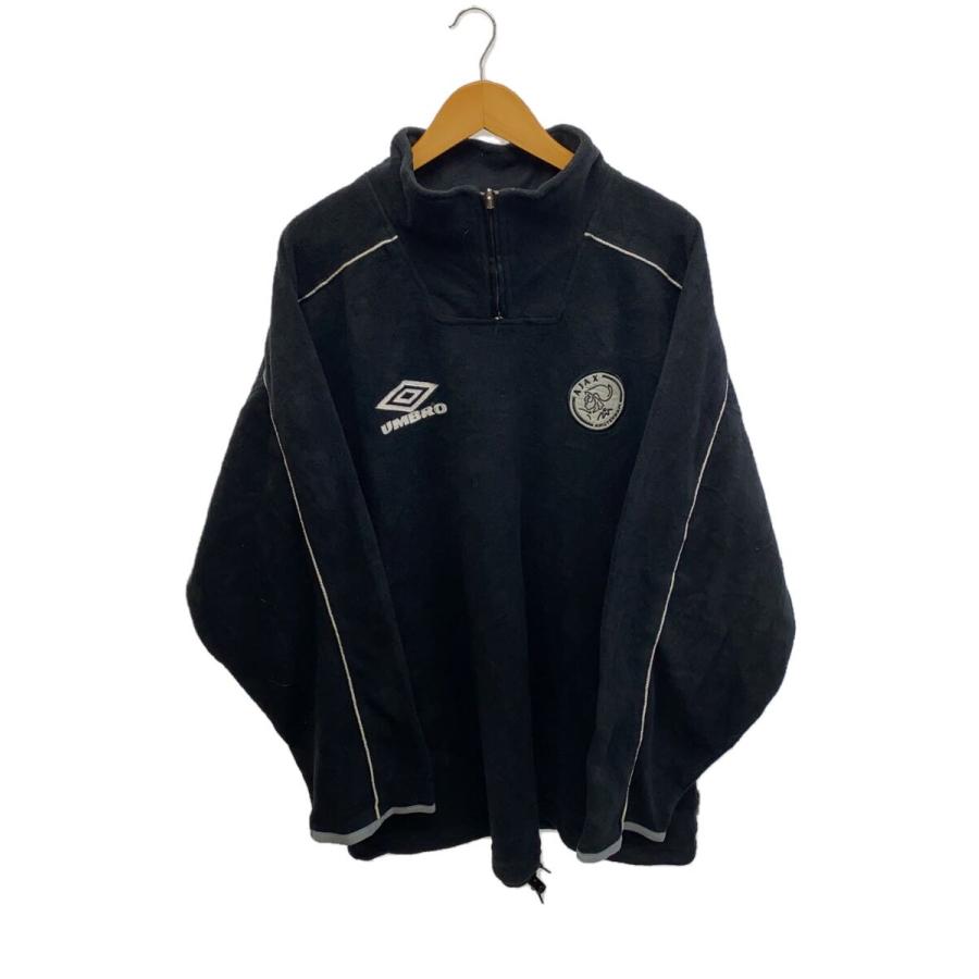 UMBRO◇アヤックス/ハーフジップ/フリースジャケット/XXL/ポリエステル