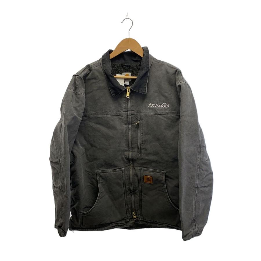 Carhartt◇00s/企業ロゴ/裏ボア/リッジコート/ジャケット/XL/コットン