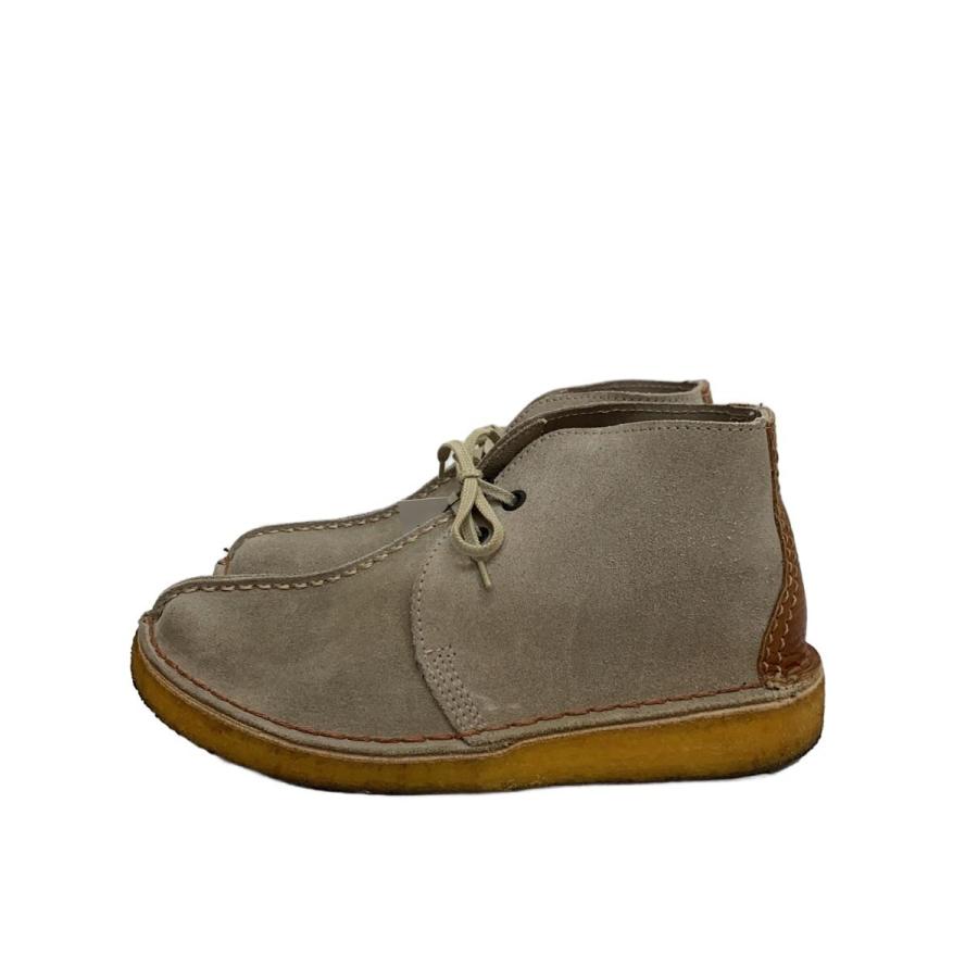Clarks◇デザートトレック/イングランド製/シューズ/US6/カーキ 