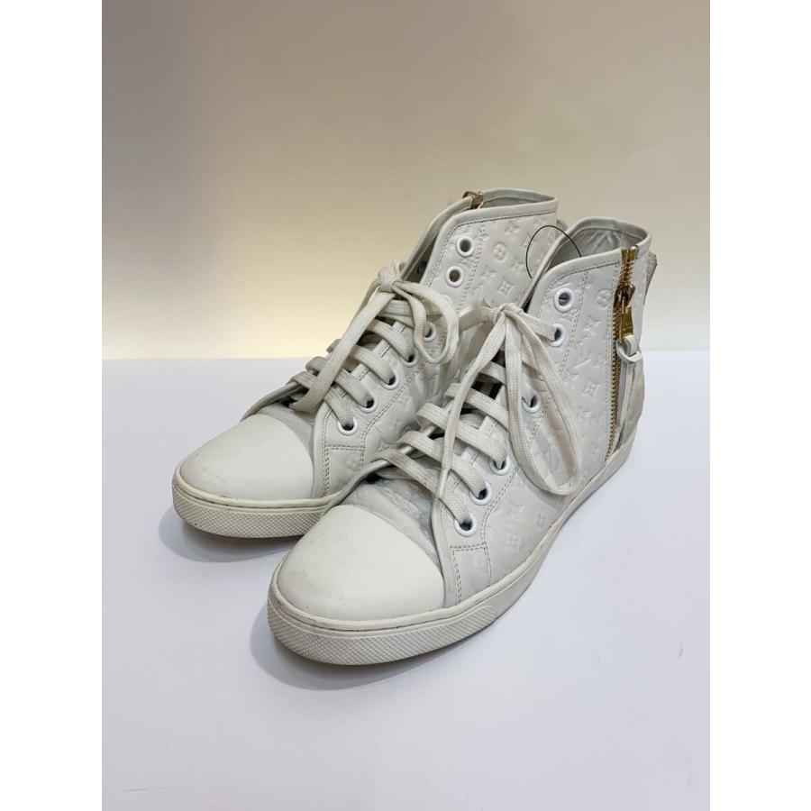 LOUIS VUITTON◇レザー モノグラム ハイカットスニーカー/36.5 