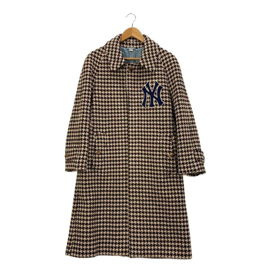 GUCCI◇18AW/ニューヨークヤンキースパッチハウンドトゥースコート/44