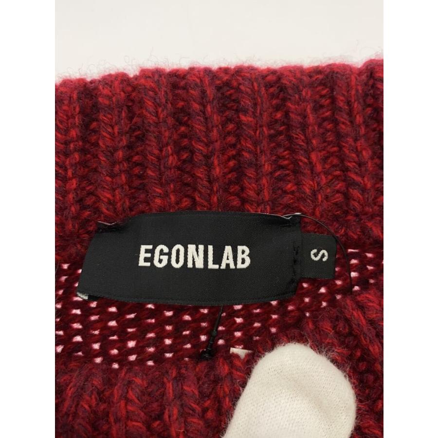 EGONlab.◇23AW/JUMPER/ダメージ加工/ニット・セーター(厚手)/S/ウール 