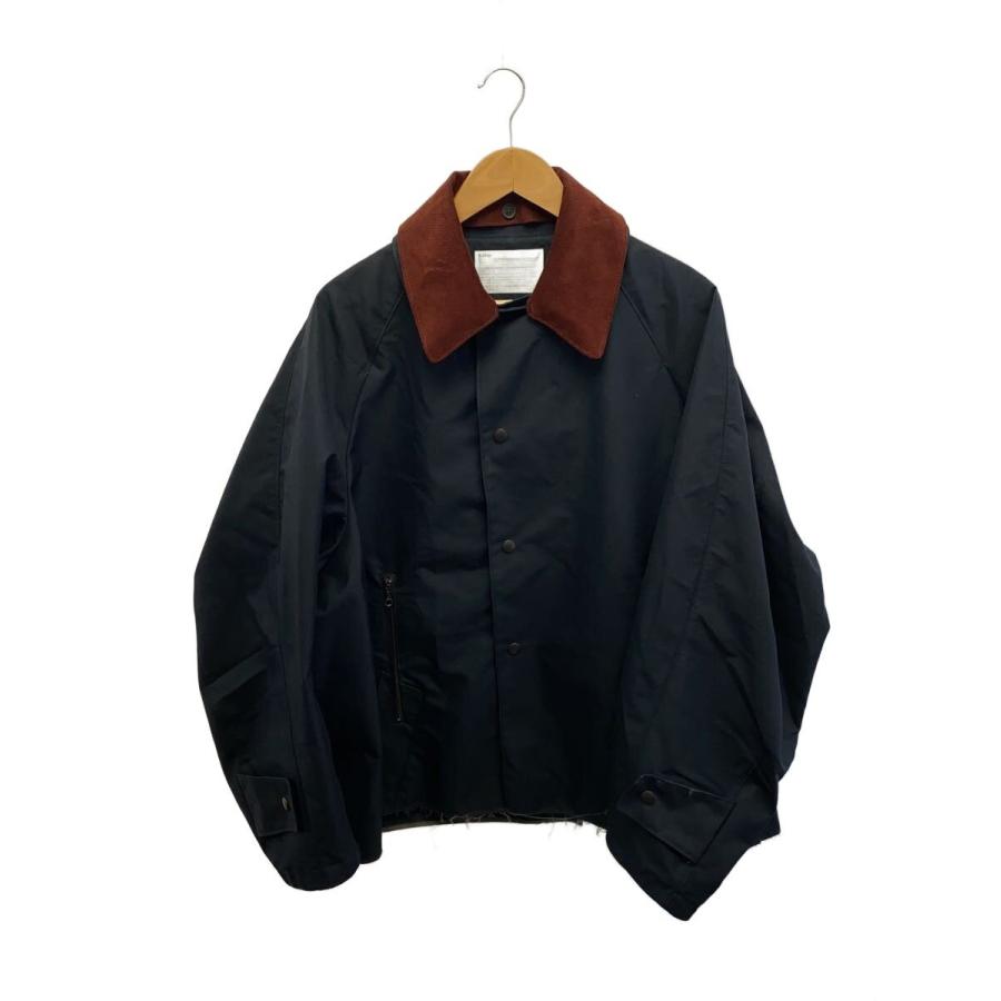 kolor◇タグ付属/25SS/ステンカラーコート/2/コットン/ネイビー/25SCM