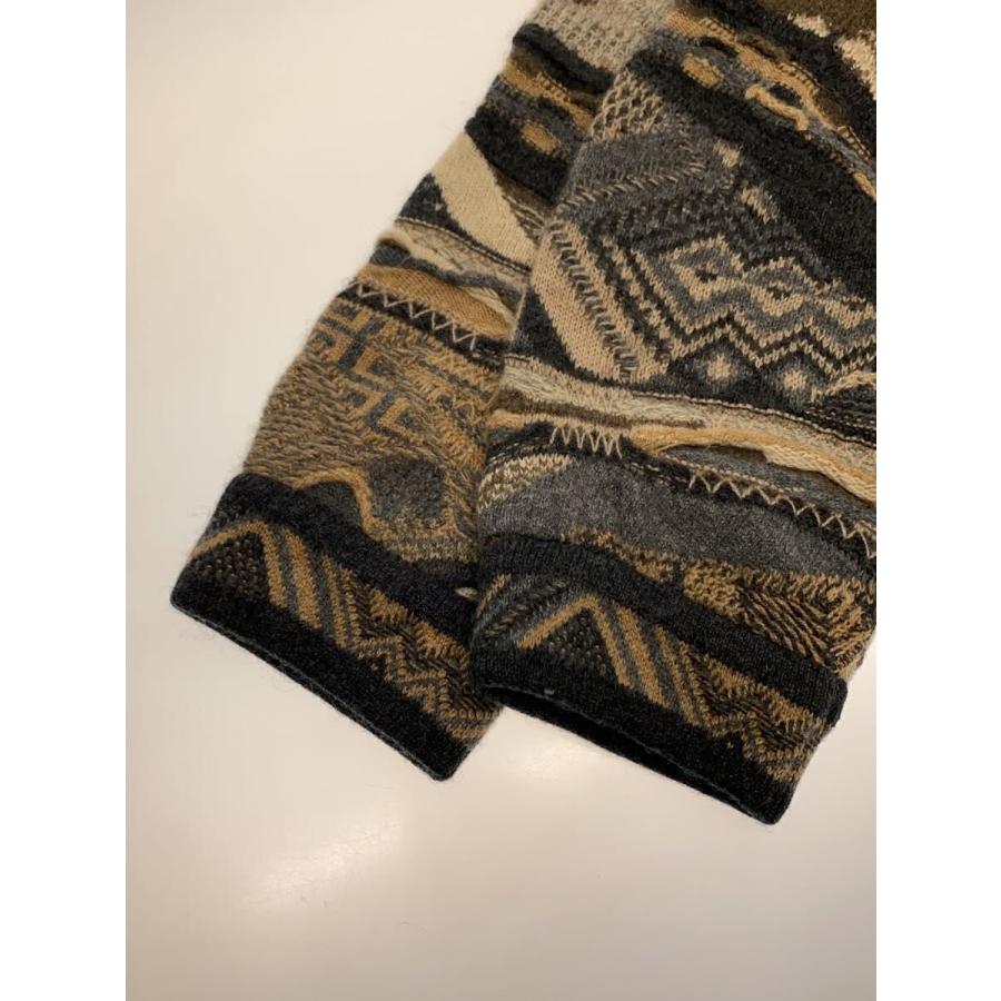 美品　COOGI 3D ニットセーター　　マーセライズドコットン　S COOGI クージー 3Dニット サイズS マルチカラー ウール メンズ