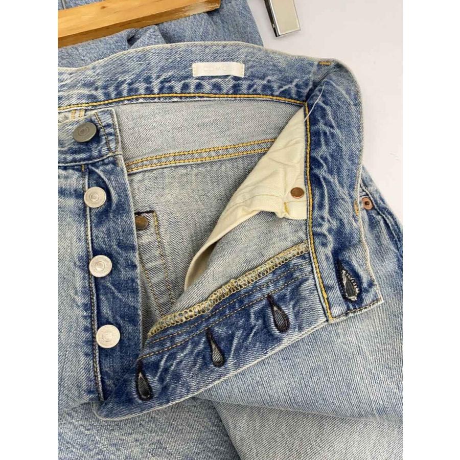 COMOLI◇22SS/ブリーチデニム5Pパンツ/ボトム/1/デニム/IDG/無地/V01